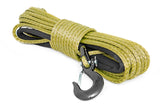 Synthetic Rope 3 8 Inch 85 Ft Army Green