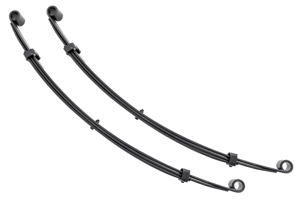 Front Leaf Springs 3inch Lift Pair Toyota Truck 4WD 1979 1985