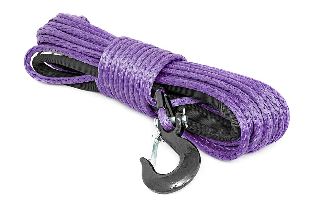 Synthetic Rope 3 8 Inch 85 Ft Purple