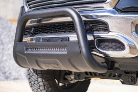 Black LED Bull Bar Ram 1500 2WD 4WD 2019 2023