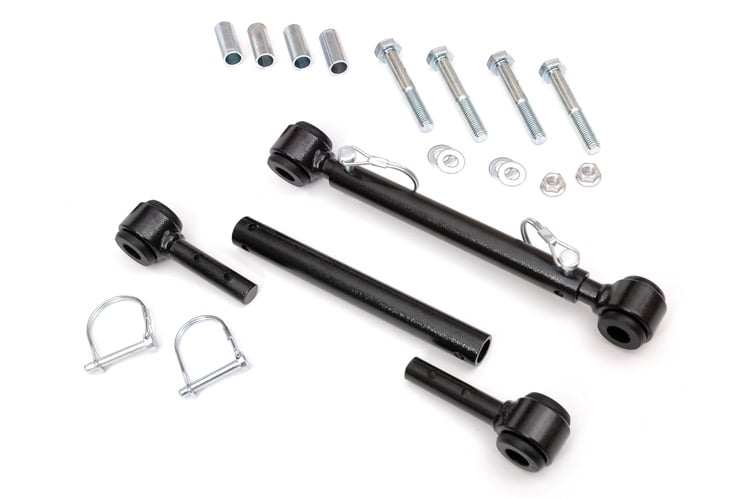 Quick Disconnect Sway Links Rear 4 6 Inch Lift Jeep Wrangler TJ 97 06
