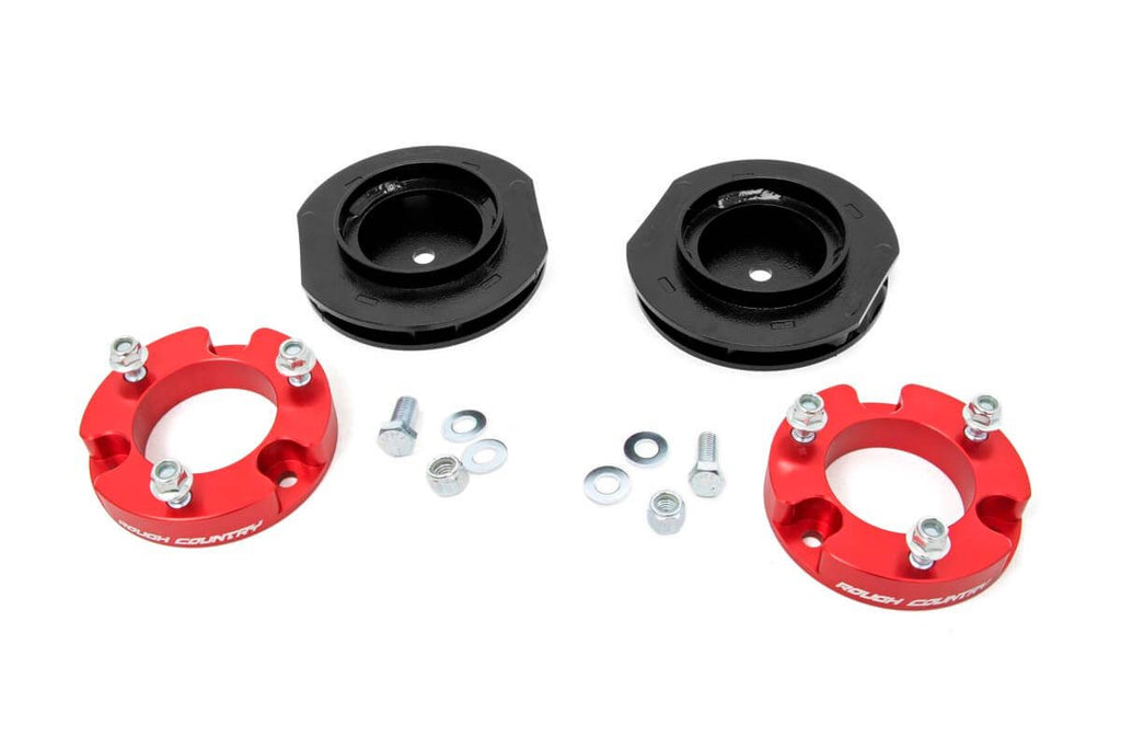 2 Inch Lift Kit Red Spacers Toyota 4Runner 4WD 2003 2009
