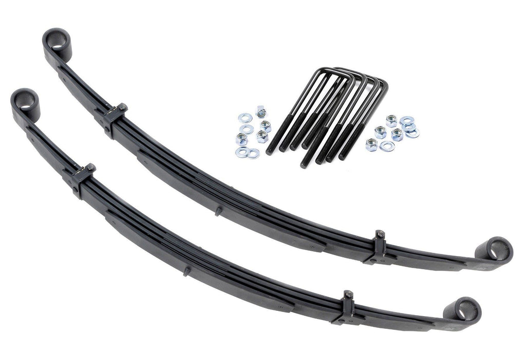 Front Leaf Springs 4inch Lift Pair Ford F 250 4WD 1980 1997