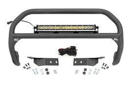 Nudge Bar 20 Inch Chrome Single Row LED Toyota Tundra 07 21