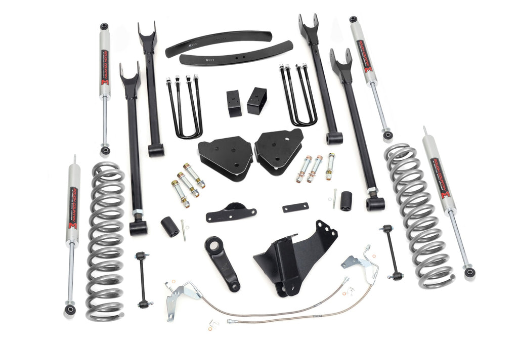 6 Inch Lift Kit Gas 4 Link M1 Ford Super Duty 4WD 08 10