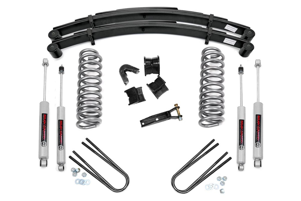 2.5 Inch Lift Kit Rear Springs Ford F 100 4WD 1977 1979